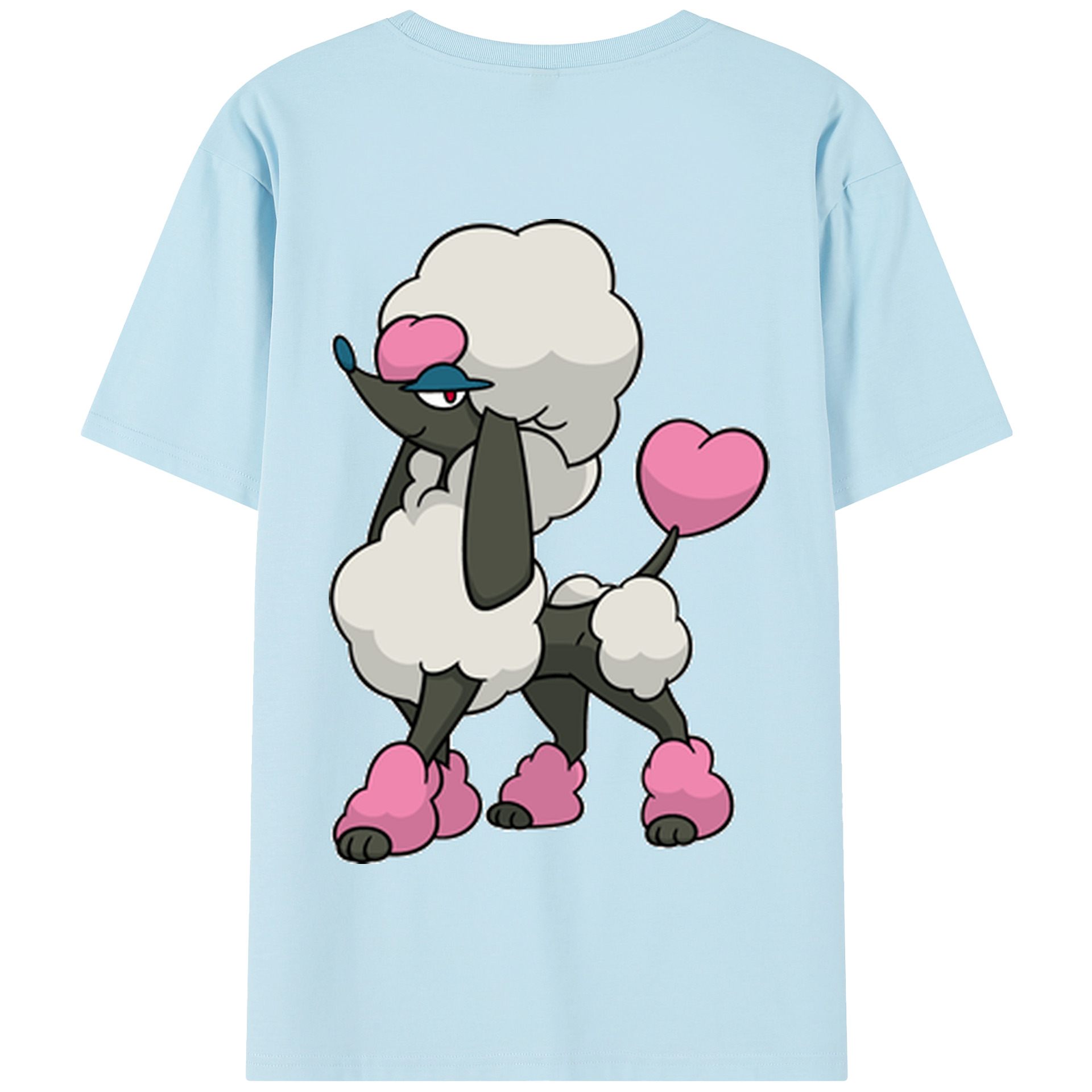 （画像用） ポケットモンスター Pokémon 綿100％半袖Tシャツ（背面プリント）
